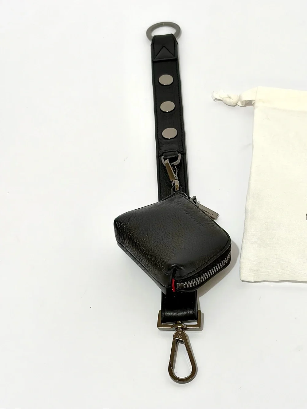 Hammitt Black Leather Edwards Strap Extender (Syd Pouch Attachment)